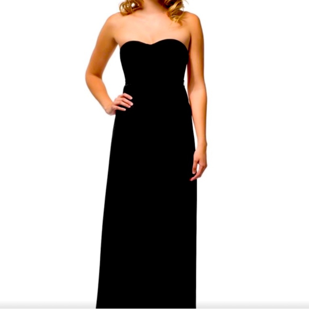 Azazie Size 4 Black Bridesmaid Dress